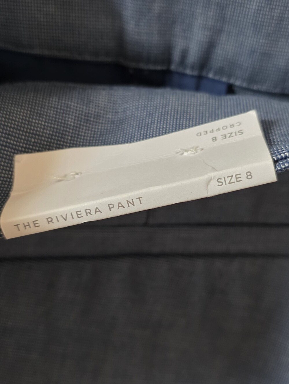 Loft The Riviera Pant Textured Cropped - Picture 7 of 11
